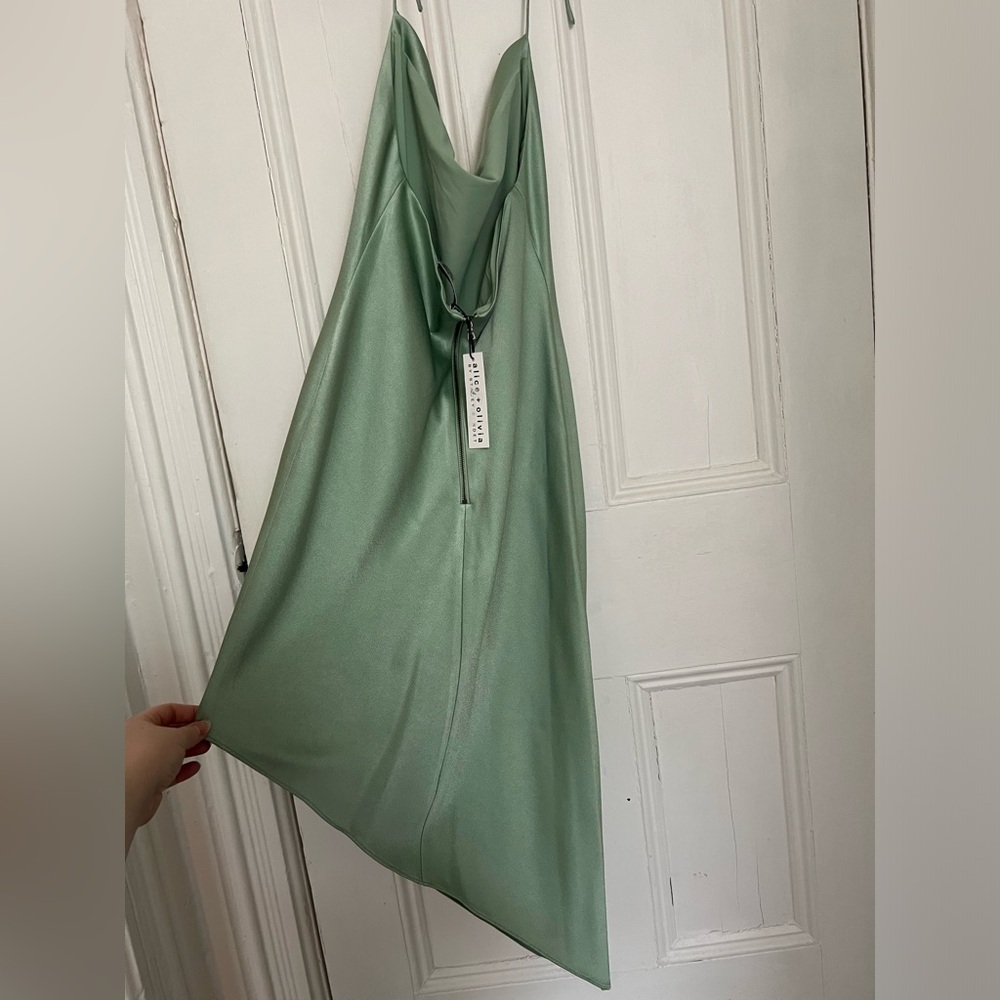 Alice + Olivia Harmony Halter Dress - Picture 5 of 10